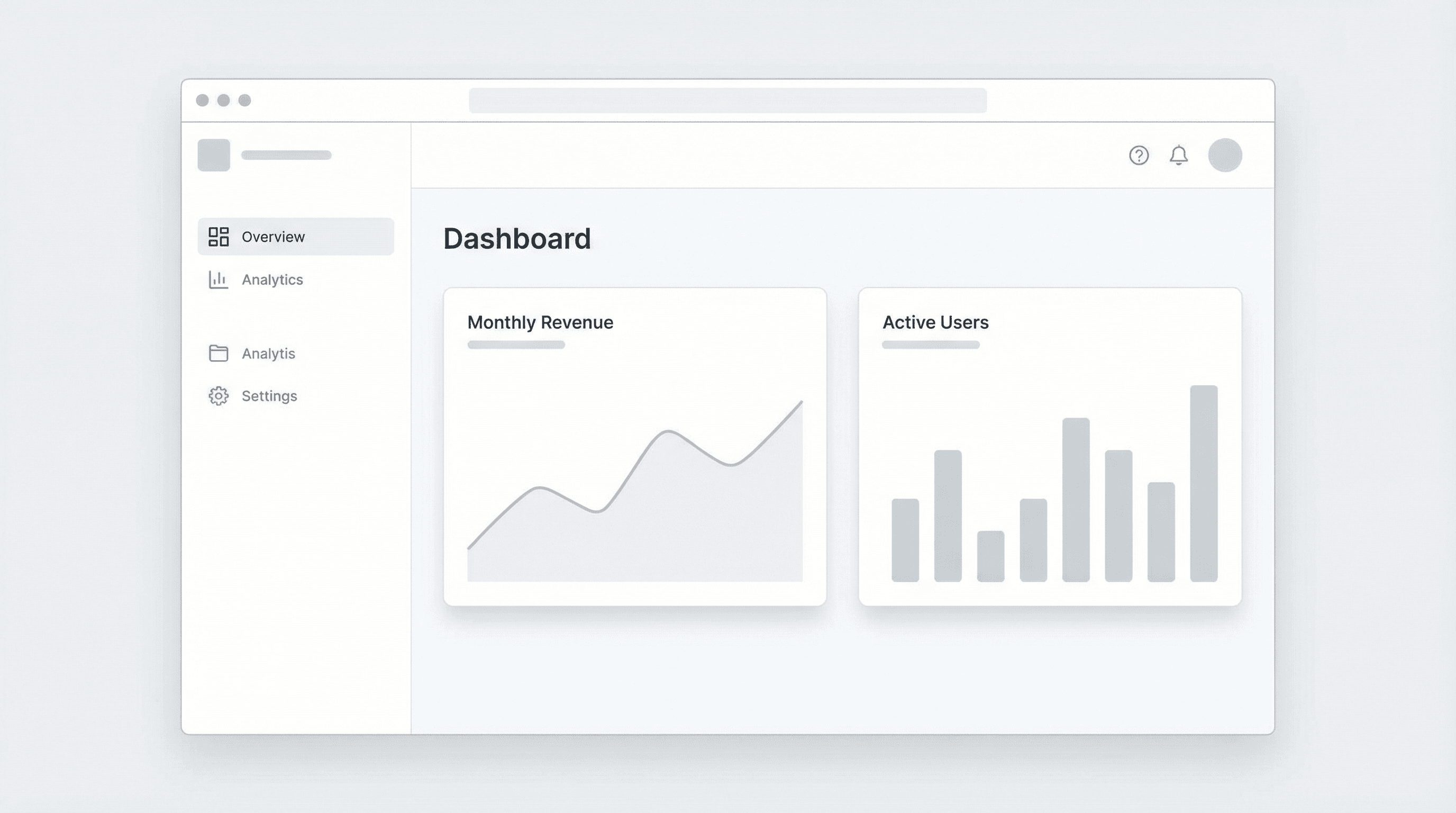 Dashboard mit klarem Überblick